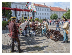 A magyar honvéd gyalogság és tüzérség ünnepe a Budai Várban (fotó: Pető István)