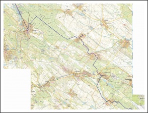 A Gyalogmenet útvonala - összeállította: Pászti László