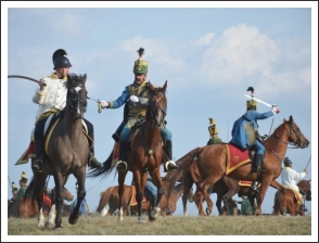 Ismét dörögtek az ágyúk a Mészeg-hegy lábánál (fotó: Berlingerné Kiss Orsolya)