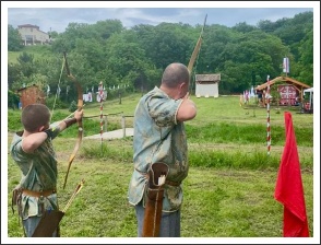 Nemzetközi verseny a pátyi íjászpályán