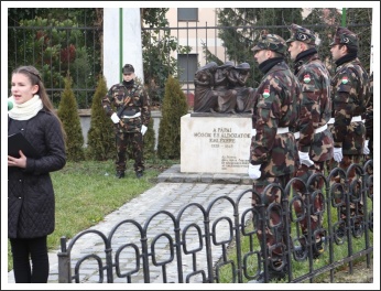 Megemlékezés a keleti front áldozatairól Pápán