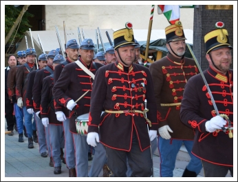 Negyvenhetesek az Egerszeg Fesztiválon (fotó: Budai 2-ik Honvédzászlóalj)