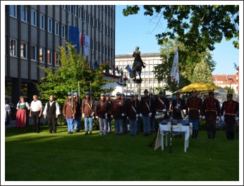Negyvenhetesek az Egerszeg Fesztiválon (fotó: Budai 2-ik Honvédzászlóalj)