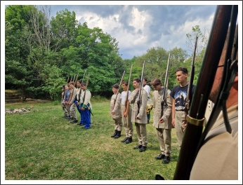 A pestvármegyei kadétzászlóalj 1. táborozása