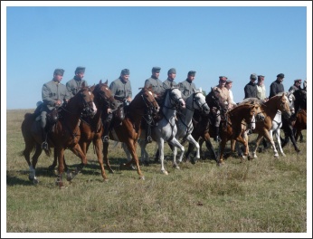 A soproni Nádasdy-huszárok a Nemzetközi lovassági napokon
