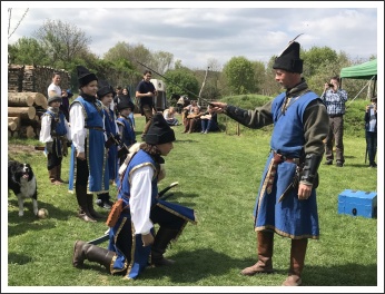 Apródavatás és mustra (fotó: "VÉRTES" Egyesület)