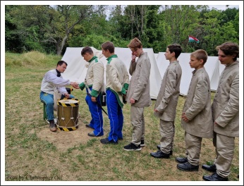A pestvármegyei kadétzászlóalj 1. táborozása