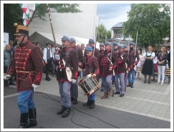 Negyvenhetesek az Egerszeg Fesztiválon (fotó: Budai 2-ik Honvédzászlóalj)