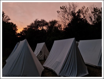 A pestvármegyei kadétzászlóalj 1. táborozása