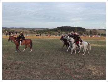 A soproni Nádasdy-huszárok a Nemzetközi lovassági napokon