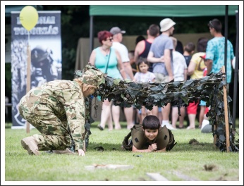 I. Katonai Hagyományőrző Fesztivál – Hadijátékok a történelem jegyében (fotó: Zentai Péter)