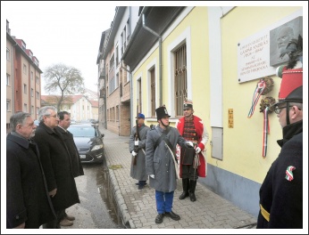 Közös névadójukra emlékeztek Kecskeméten (fotó: H.Szabó Sándor)