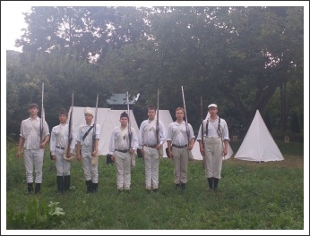 A Váci Ifjú Tüzérek nyári tábora