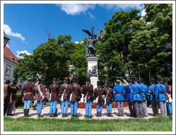 Budavár visszavételére emlékeztünk a Honvéd Emlékműnél (fotó: Pető István)