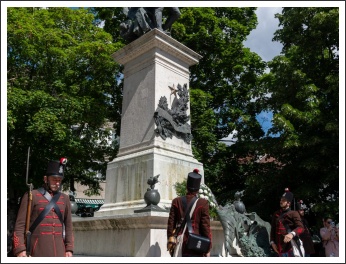 Budavár visszavételére emlékeztünk a Honvéd Emlékműnél (fotó: Pető István)