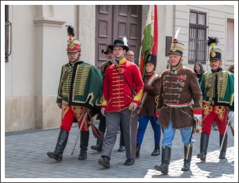 Budavár visszavételére emlékeztünk a Honvéd Emlékműnél (fotó: Pető István)