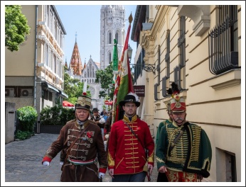 Budavár visszavételére emlékeztünk a Honvéd Emlékműnél (fotó: Pető István)