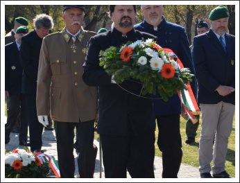 Megemlékezés Kiss Zoltán honvéd ejtőernyős századosról (fotó: Berlinger Dorottya)