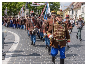 A Szövetség honvédelem napi megemlékezései, Budavári ostrom csatajáték - fotó: Pető István A Szövetség honvédelem napi megemlékezései, Budavári ostrom csatajáték - fotó: Pető István