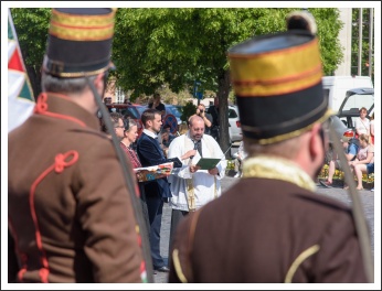 A magyar honvéd gyalogság és tüzérség ünnepe a Budai Várban (fotó: Pető István)