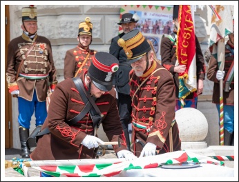 A Magyar Honvédség megalakulásának 175. évfordulójára emlékeztünk (fotó: Pető István)
