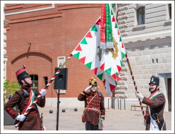 A Magyar Honvédség megalakulásának 175. évfordulójára emlékeztünk (fotó: Pető István)