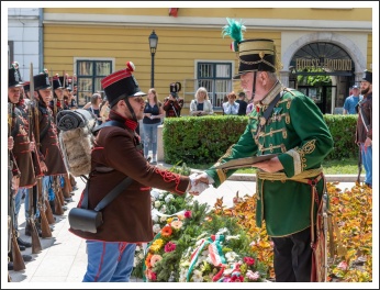 A Magyar Honvédség megalakulásának 175. évfordulójára emlékeztünk (fotó: Pető István)