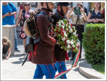 A Magyar Honvédség megalakulásának 175. évfordulójára emlékeztünk (fotó: Pető István)