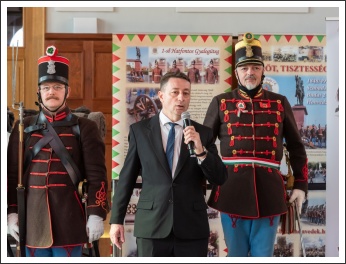 Honvéd toborzók a Budavári Palotában (fotó: Pető István)