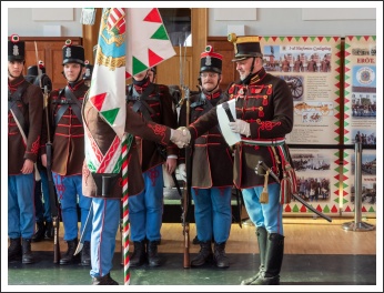 Honvéd toborzók a Budavári Palotában (fotó: Pető István)