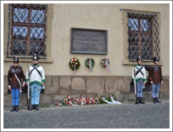 Magyar '48-as hagyományőrzők Prágában és Zágrábban
