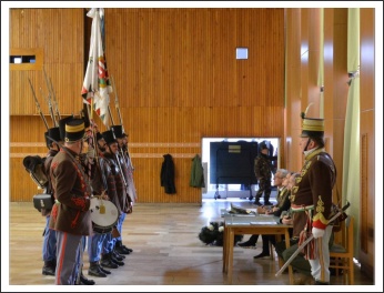 Gyalogság és tüzérség alaki és küllemi minősítő vizsgája, elméleti és fegyverkezelési vizsgája (fotó: Berlinger Dorottya)