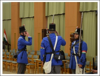 Gyalogság és tüzérség alaki és küllemi minősítő vizsgája, elméleti és fegyverkezelési vizsgája (fotó: Berlinger Dorottya)