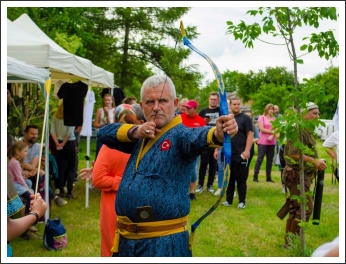 Nemzetközi verseny a pátyi íjászpályán