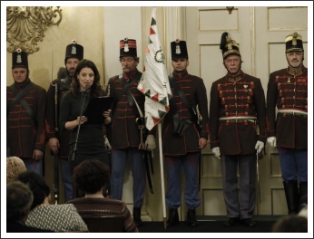 Régészeti kutatások a segesvári harctéren kiállítás megnyitója – Fotó: PIM