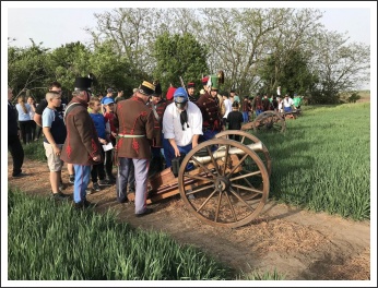 Kishuszárok Simonpusztán (fotó: Budai 2-ik Honvédzászlóalj)