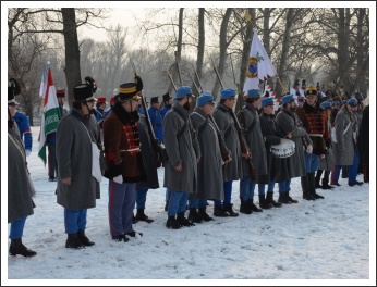 Csata a havas Tisza-parton (fotó: Horváth Zsombor)
