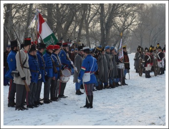 Csata a havas Tisza-parton (fotó: Horváth Zsombor)