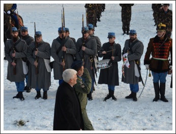 Csata a havas Tisza-parton (fotó: Horváth Zsombor)