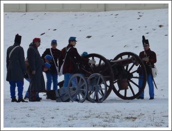Csata a havas Tisza-parton (fotó: Horváth Zsombor)