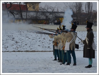 Csata a havas Tisza-parton (fotó: Horváth Zsombor)