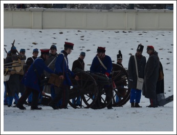 Csata a havas Tisza-parton (fotó: Horváth Zsombor)