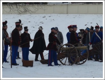 Csata a havas Tisza-parton (fotó: Horváth Zsombor)