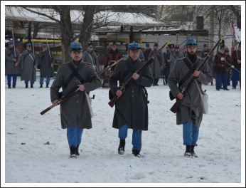 Csata a havas Tisza-parton (fotó: Horváth Zsombor)