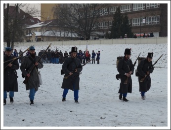 Csata a havas Tisza-parton (fotó: Horváth Zsombor)