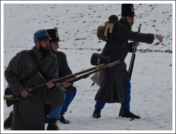 Csata a havas Tisza-parton (fotó: Horváth Zsombor)