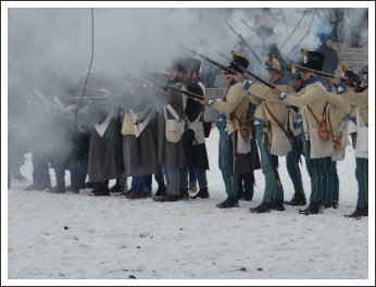 Csata a havas Tisza-parton (fotó: Horváth Zsombor)