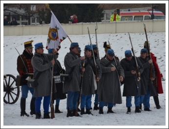 Csata a havas Tisza-parton (fotó: Horváth Zsombor)