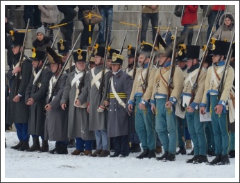 Csata a havas Tisza-parton (fotó: Horváth Zsombor)
