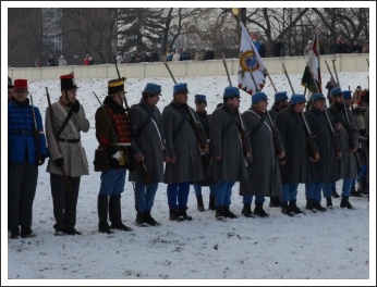 Csata a havas Tisza-parton (fotó: Horváth Zsombor)